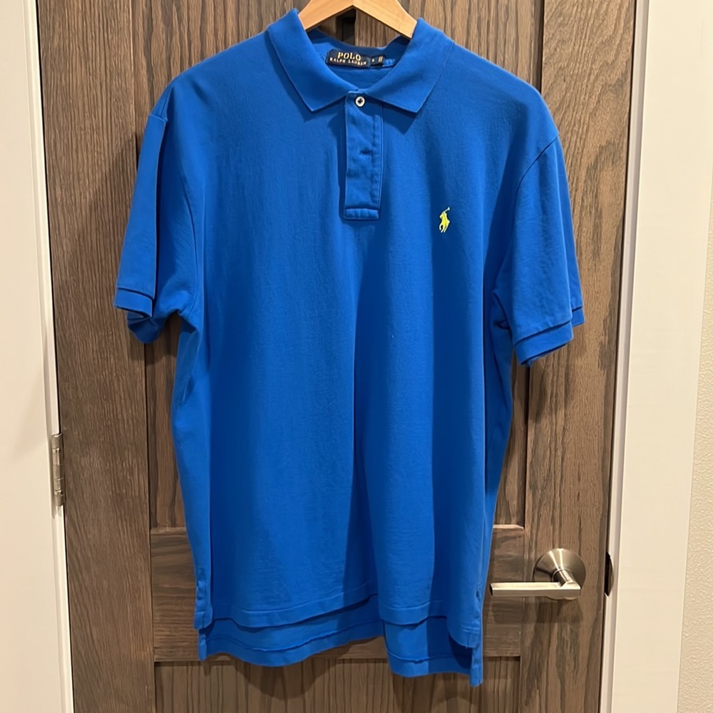 EUC Ralph Lauren Large Classic Fit Polo, Royal Blue